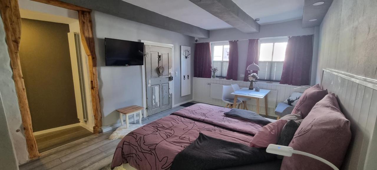 Ferienwohnung Zum Hirschen هرتسبرغ آم هارتس المظهر الخارجي الصورة